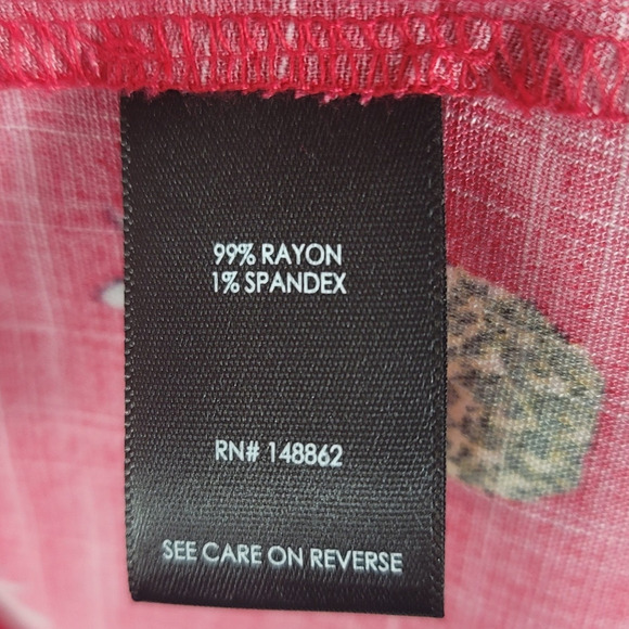 Torrid Harper Animal Print Pineapple Novelty Work Casual Women's Blouse 3-3X - Picture 7 of 7